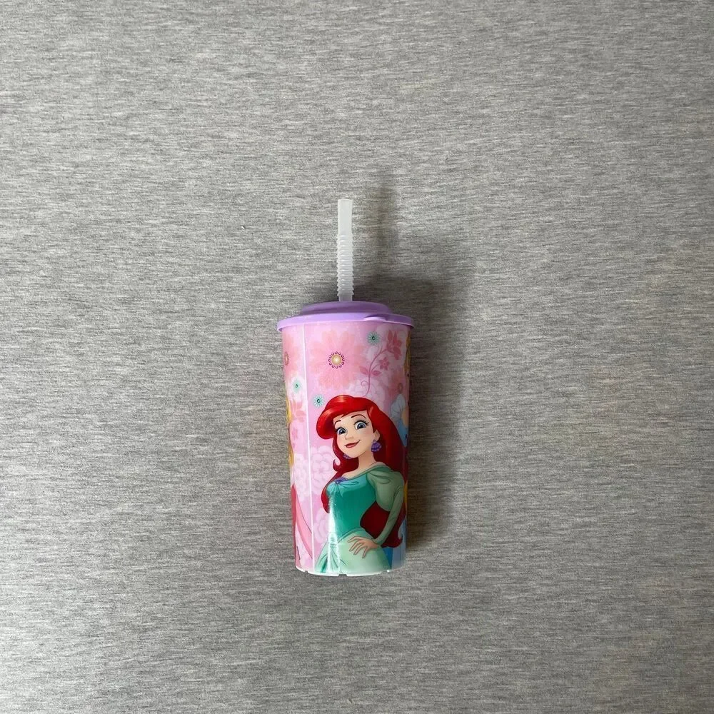Zak Designs Disney Princesses 16 Oz. Sports Tumbler w/Lid and Straw